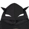 DC Comics Justice League Batman Costume Short Sleeve Romper Black - 4 of 4
