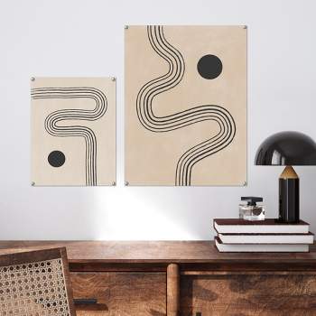 Americanflat - Neutral Tones Minimalist Abstract by The Print Republic - Abstract Modern Wall Art