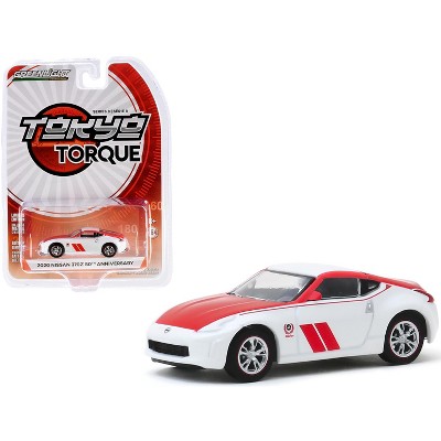 2020 Nissan 370Z Coupe "50th Anniversary" White and Red "Tokyo Torque" Series 8 1/64 Diecast Model Car by Greenlight