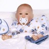 Paradise Galleries Reborn Baby Doll - My Sleepy Star, Mayra Garza Designer's Doll Collections, Includes Gown, Beanie, Bib, Pacifier, Doll Baby Bottle - 3 of 4