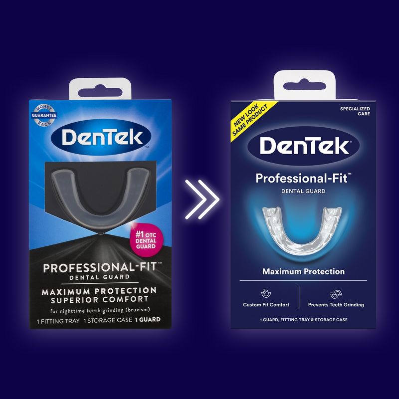 DenTek Professional-Fit Dental Guard for Nighttime Teeth Grinding with Guard, Fitting Tray, &#38; Storage Case, 3 of 11