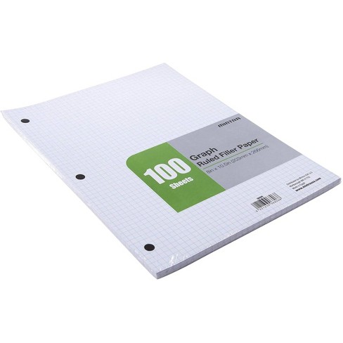 Filler Paper (4-6pks Of 100) - College Ruled (8.5n X 11in) - 3 Hole ...