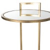 Calvin End Table - FOX2571A - Gold/Mirror - Safavieh Couture - 3 of 4