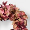 Red Mixed Leaf Fall Wreath - Threshold™ designed with Studio McGee - 3 of 4