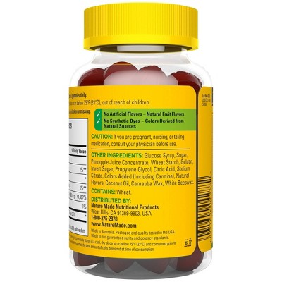 Nature Made Digestive Probiotics 4 Billion CFU per serving + Energy B12 Gummies - Raspberry &#38; Cherry - 50ct