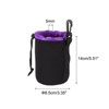 Unique Bargains Waterproof Shockproof Wear-resistant Flexible Lens Case Black&Purple - 2 of 3