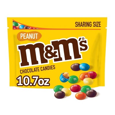 M&M's Peanut Chocolate Candies - Sharing Size - 10.7oz