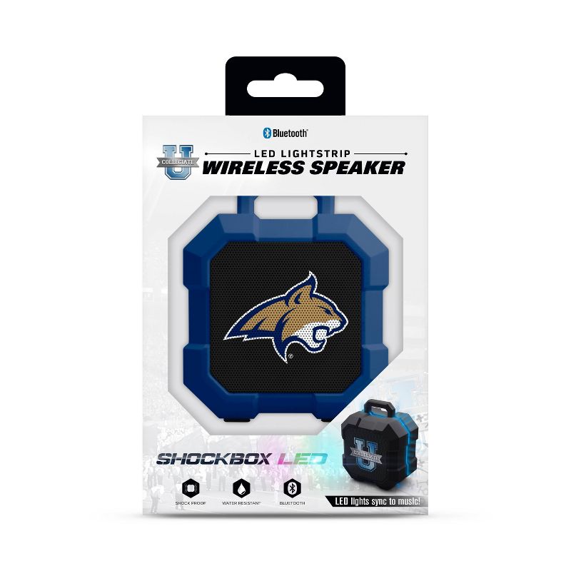 NCAA Montana State Bobcats LED ShockBox Bluetooth Speaker, 2 of 4