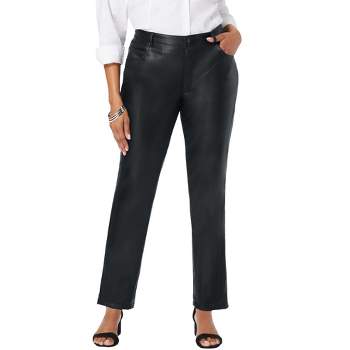 Buy Lastinch Women's Plus Size Black Wrap Trouser (Medium)(Size  34-35inches) at