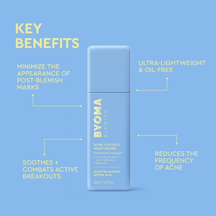 BYOMA Blemish Acne Control Moisturizer - 1.69 fl oz, 3 of 7