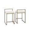 Set of 2 Harlowe Counter Height Barstools - Crosley - image 4 of 4