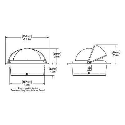 Ritchie Navigation Voyager Compass - Boat Equipment 3925021
