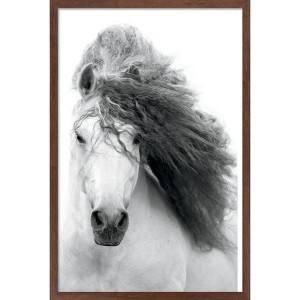 Trends International Grayscale Horse Framed Wall Poster Prints - 1 of 4