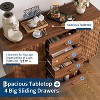 47.2" W Farmhouse Sideboard Buffets Cabinet with 4 Drawers and 2 Door - 4 of 4