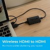 Nyrius Wireless HDMI Video Transmitter & Receiver, Plug & Play Extender, Stream 1080p up to 150ft to a TV or Projector - Black - 2 of 4