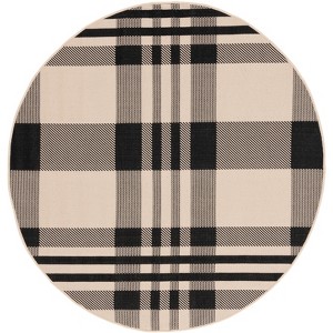 Courtyard CY6201 UV & Stain Resistant Non-Shedding Power Loomed Indoor/Outdoor Rugs - Safavieh - 1 of 4