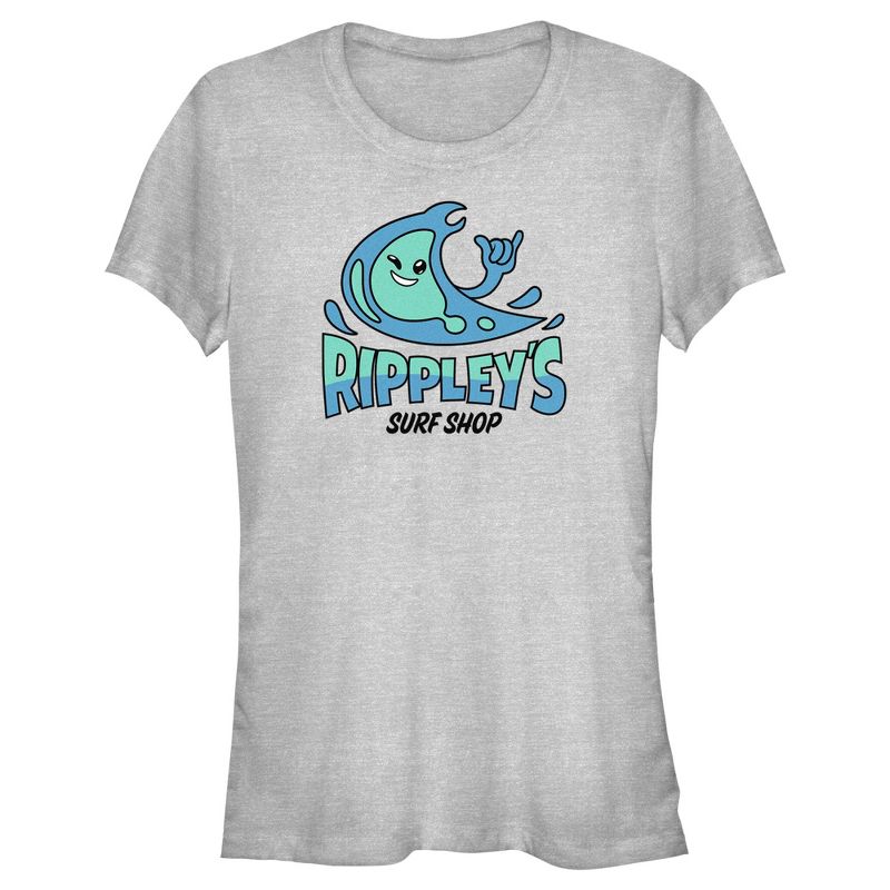 Junior's Women Fortnite Rippley's Surf Shop T-Shirt, 1 of 5