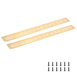 Unique Bargains Rectangle Ventilation Grille, Aluminum - 1 of 3