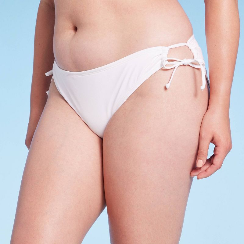 Women's Side-Tie Medium Coverage Hipster Bikini Bottom - Shade & Shore™, 5 of 7