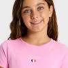 Girls' Short Sleeve 'Paris Heart' Graphic T-Shirt - Cat & Jack™ Rose Pink - 2 of 4