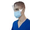 Dynarex Pro Shield Face Masks Blue, 50 Count - 3 of 4