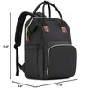 Itopfox Large Capacity Multifunction Diaper Backpack with Insulated Pockets for Baby Essentials, Travel & Daily Use - 3 of 4