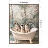 Amanti Art Meerkat Bath Time Fun by Niky Rahner Framed Canvas Wall Art - 3 of 4