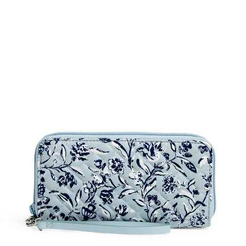 Vera Bradley Cotton Collegiate Front Zip Wristlet with RFID Protection  (Multiple Teams Available)