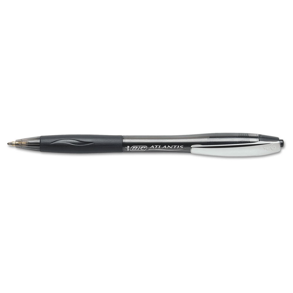 UPC 070330143470 product image for BIC Atlantis Ballpoint Pen, Medium - Black Ink (12 Per Pack) | upcitemdb.com