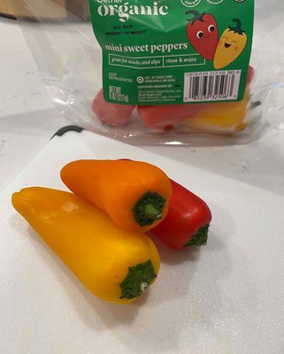 Organic Rainbow Bell Peppers - 2ct : Target