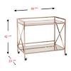 Maxton Bar Cart - HZ2041 - Gold - SEI - 4 of 4