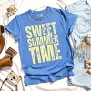 Simply Sage Market Sweet Summer Time Block Distressed Garment Dyed Tee - 3 of 4