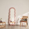 ONWITH 63" x 24" Full Body Mirror For Bedroom,Full Length Mirror With Stand, Floor Large Mirror Wll Mirror,Pink - 4 of 4