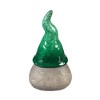 Evergreen 10"H Ceramic Lady Gnome Garden Statuary, Green - 3 of 3