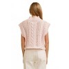 Women's Cable Knit Drop Shoulder Sweater - Cloud Ten - 2 of 3