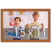 PosterPalooza | Slim Profile Brown Picture Frame - UV Acrylic, Backing Board, Hanging Hardware Included - 2 of 4