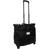 Amerileather Wheeled Leather Garment Bag – Fold-Out Upright Travel Case with Rolling Base and Suit Carrier Design for Business Trips - 3 of 4