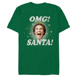 Men's Elf Buddy OMG Santa T-Shirt - 1 of 4