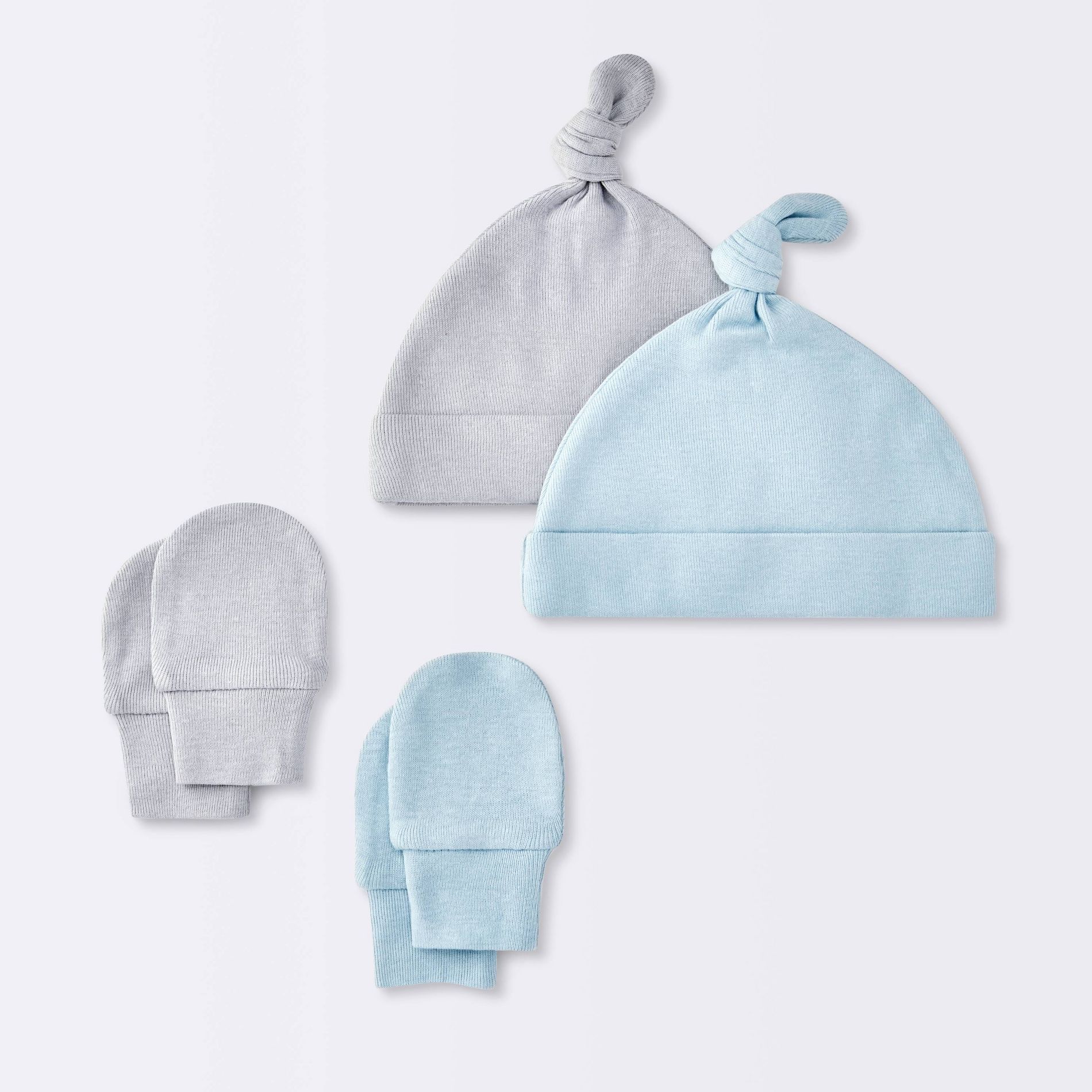Baby Hat and Mitten Combo Bonnets - Cloud Island™ 0-3M