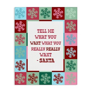 Stupell Industries Funny Santa What You Want, 24'' x 30'' - 1 of 4