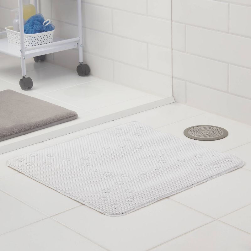 PVC/Cushion Shower Stall Mat White - Room Essentials&#8482;, 3 of 7