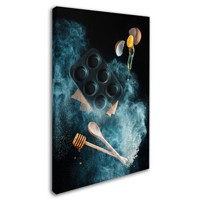 Trademark Fine Art -Dina Belenko 'Kitchen Mess Honey Muffins' Canvas Art