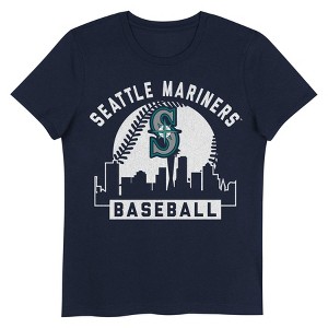 MLB Seattle Mariners Girls' Crew Neck T-Shirt - 1 of 1