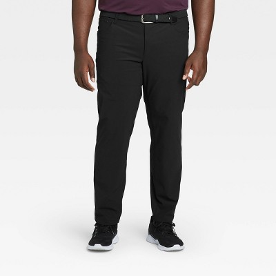 Men's Golf Slim Pants - All In Motion™ Khaki 30x30  Mens fleece pants,  Slim fit golf pants, Mens athletic pants