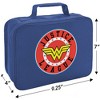 Justice League Wonder Woman Athletic Logo Insulated Soft Sided Lunch Box - 2 of 4