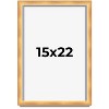 PosterPalooza | Minimalist Shadow Box Brown Picture Frame - UV Acrylic, Backing, Hanging Hardware - 2 of 4