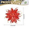 Unique Bargains Wedding Party Vintage Rhinestone Crystal Flower Lapel Brooch Pin 1 Pc - 2 of 4