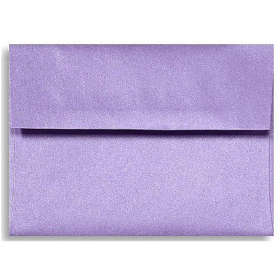 LUX A6 Invitation Envelopes 4 3/4 x 6 1/2 50/Box Amethyst Metallic 5375-17-50