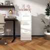Dexmalle Metal Vertical File Cabinet with 3 Drawer and Lock - 2 of 4