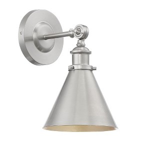 Savoy House Glenn 1 - Light Wall Light in  Satin Nickel - 1 of 1